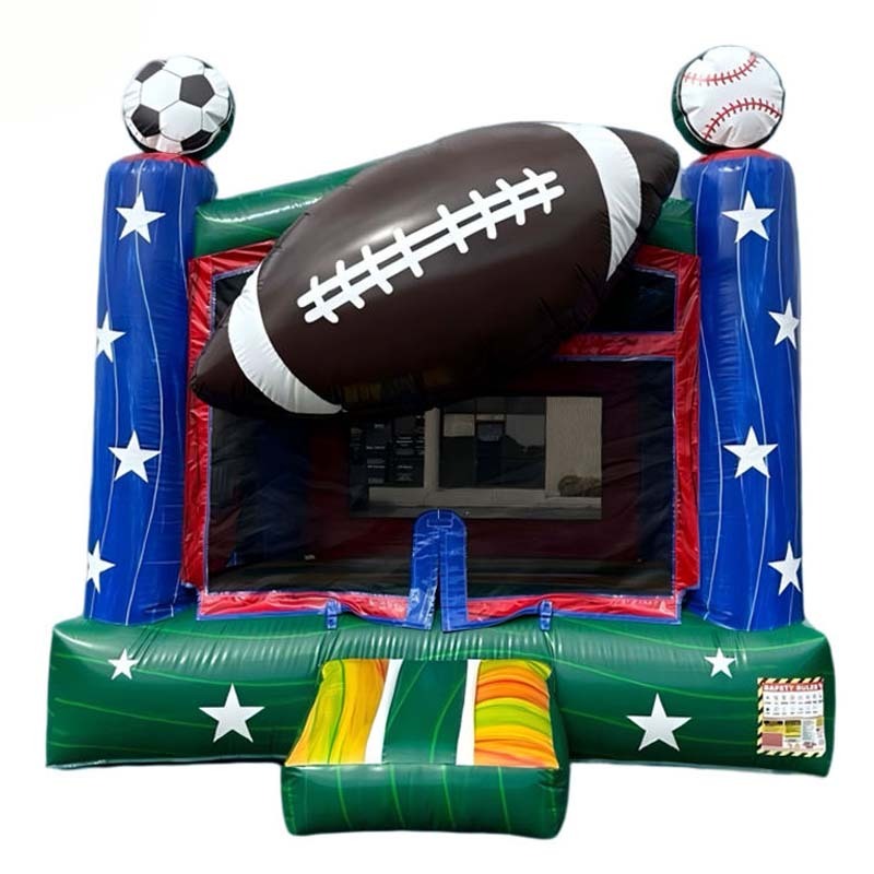 Sports Inflatable Bouncer with 3D American Football