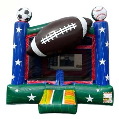 Sports Inflatable Bouncer with 3D American Football