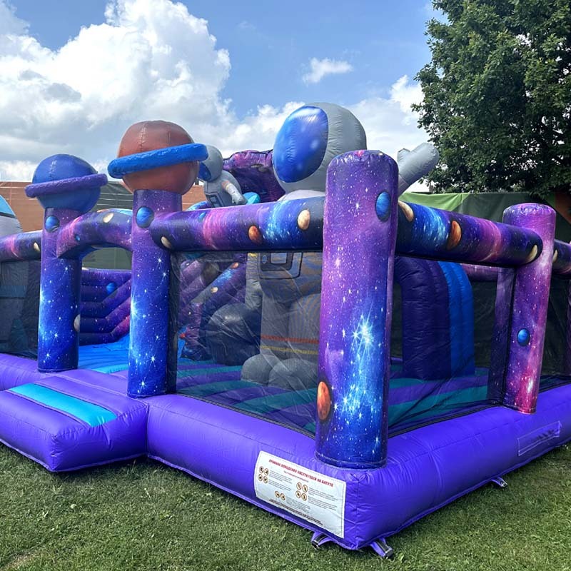 Custom Large Galaxies Space Inflatable Playland