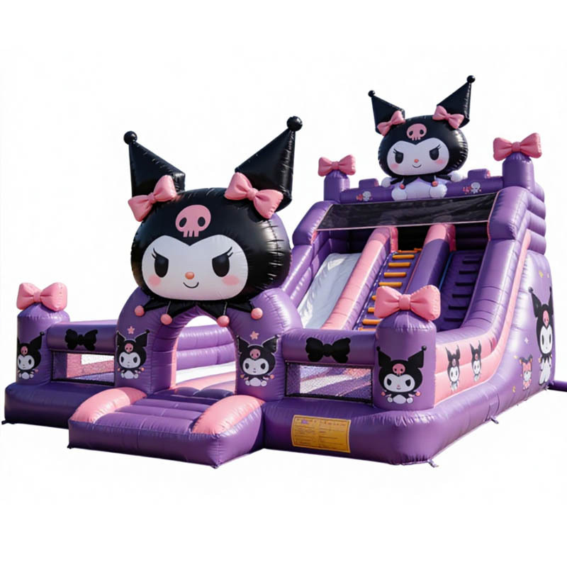 Purple Sanrio Kuromi Inflatable Slide