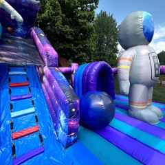 Custom Large Galaxies Space Inflatable Playland