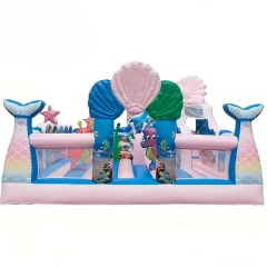 Mermaid Sea World Bounce Castle Inflatable Playland