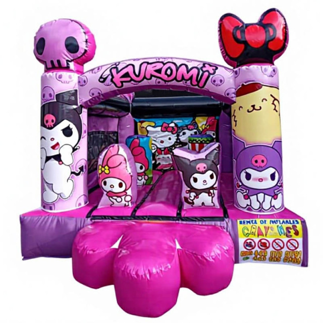 Custom Mini Sanrio Kuromi Bouncy Castle