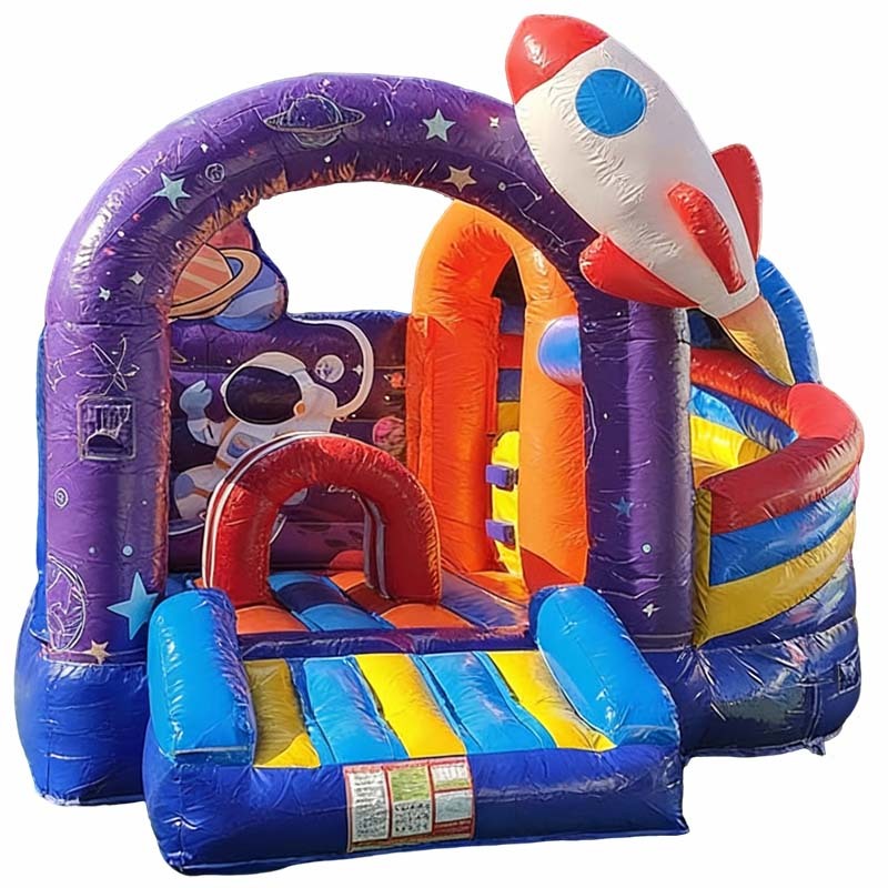 Mini Space Bouncey Castle with Slide