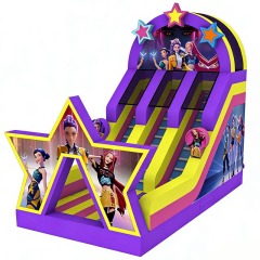 K-pop Dual Lane Bouncy Slide