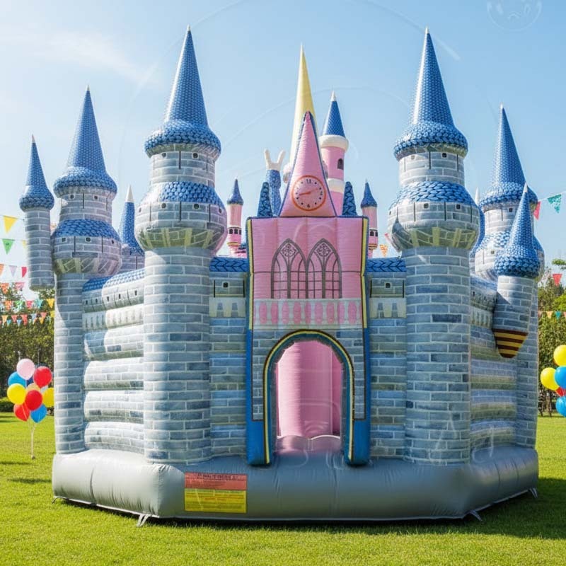 Medieval Knight Princess Castle Bouncy Castle for Girls Party
