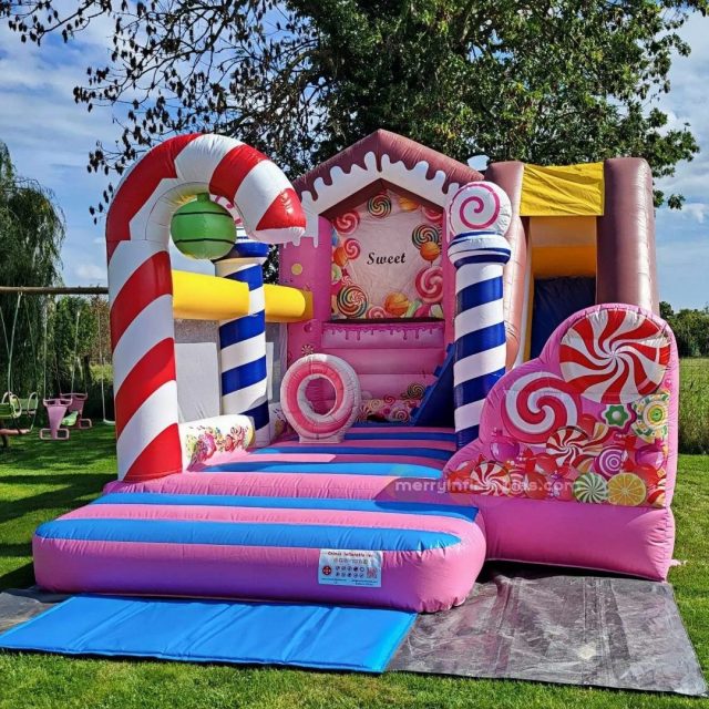 Sweet Candy Land Inflatable Play Center For Kids