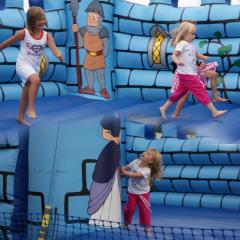 Medieval Knight Castle Large Inflatable Bounce House