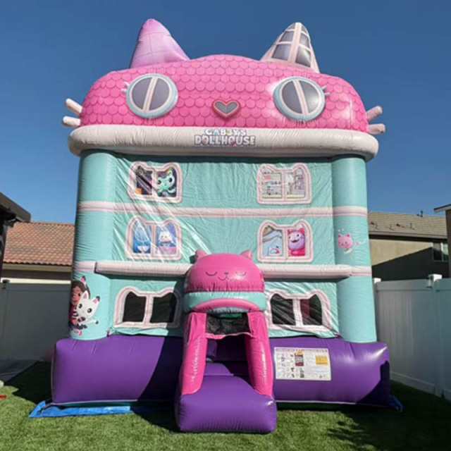 Gabby's Dollhouse Inflatable Bounce House