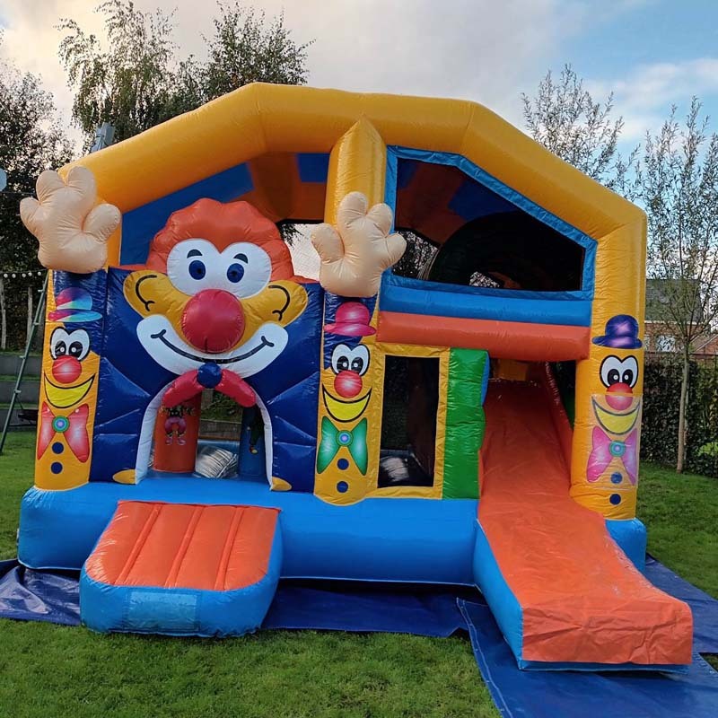 Clown Bouncy Castle with Slide
