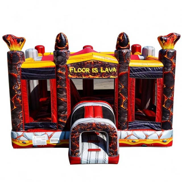 Floor is Lava Inflatable Bounce House