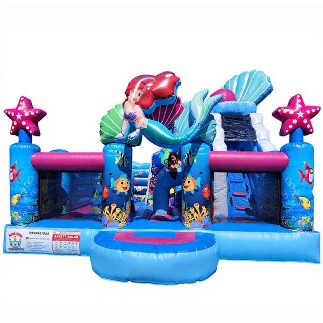 Mermaid Under The Sea Bounce Slide Toddler Playland