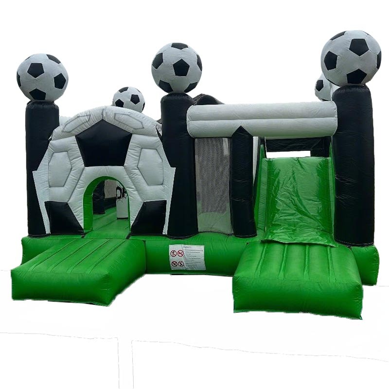 Soccer Sport Theme Bouncy Castle With Slide