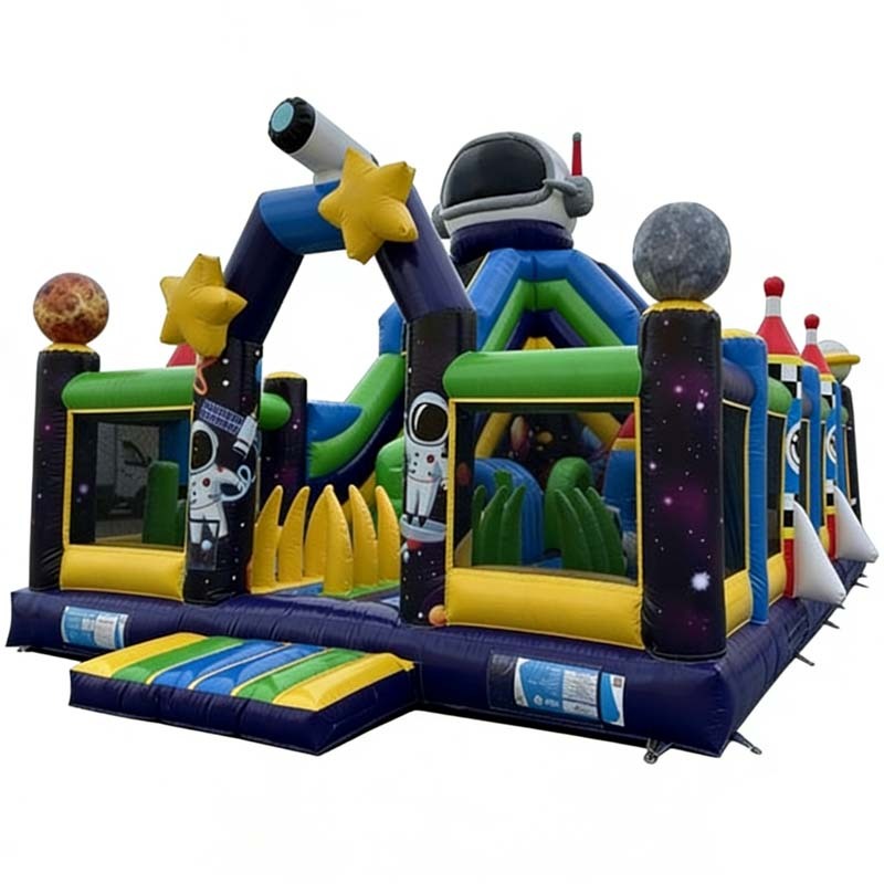 Space Themed Large Outdoor Kids Inflatable Playground