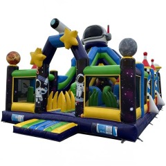 Space Themed Large Outdoor Kids Inflatable Playground