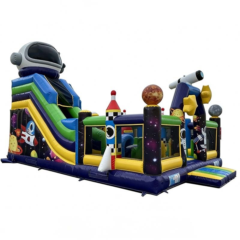 Space Themed Large Outdoor Kids Inflatable Playground