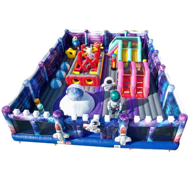 Large Space Themed Inflatable Bounce Park