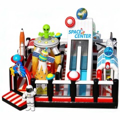 Space Center Themed Inflatable Bounce Park