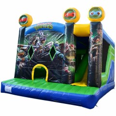 Ninja Turtles Bouncy Castle with Slide