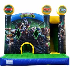 Ninja Turtles Bouncy Castle with Slide