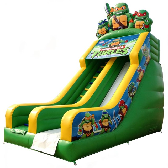 Mini Ninja Turtles Inflatable Slide