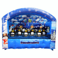 Penguin Themed Inflatable Floating Ball Game