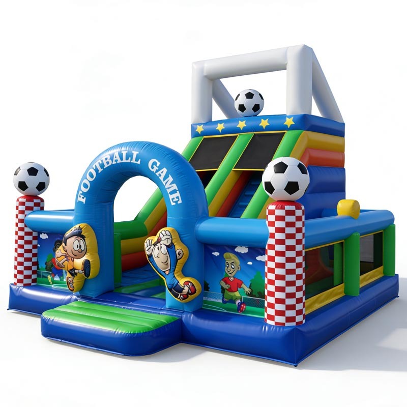 Football Theme Inflatable Playground For Kids