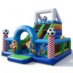 Football Theme Inflatable Playground For Kids