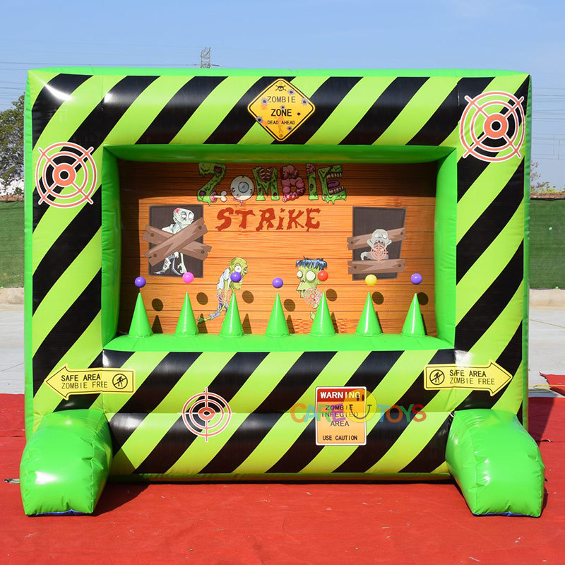Zombie Theme Knock It Off Inflatable Hover Ball Game