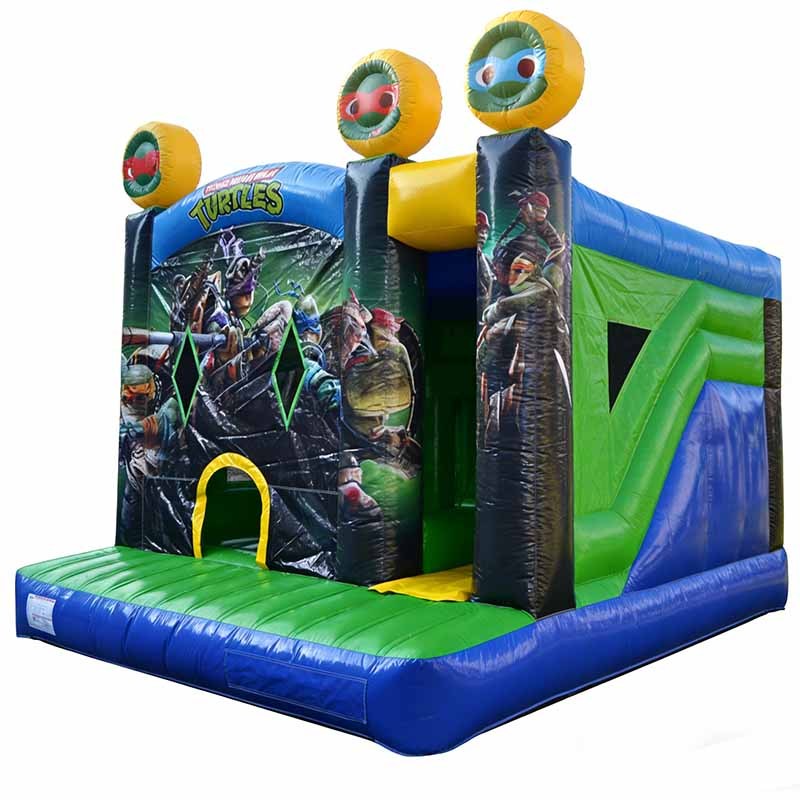Ninja Turtles Bouncy Castle with Slide