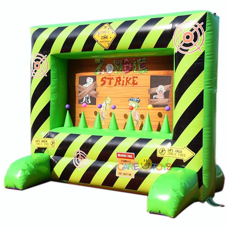 Zombie Theme Knock It Off Inflatable Hover Ball Game