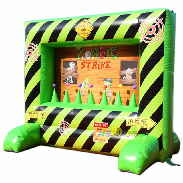 Zombie Theme Knock It Off Inflatable Hover Ball Game