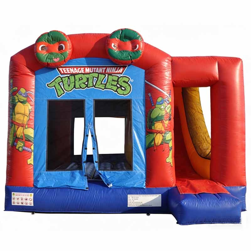 Ninja Turtles Inflatable Bouncer Slide Combo