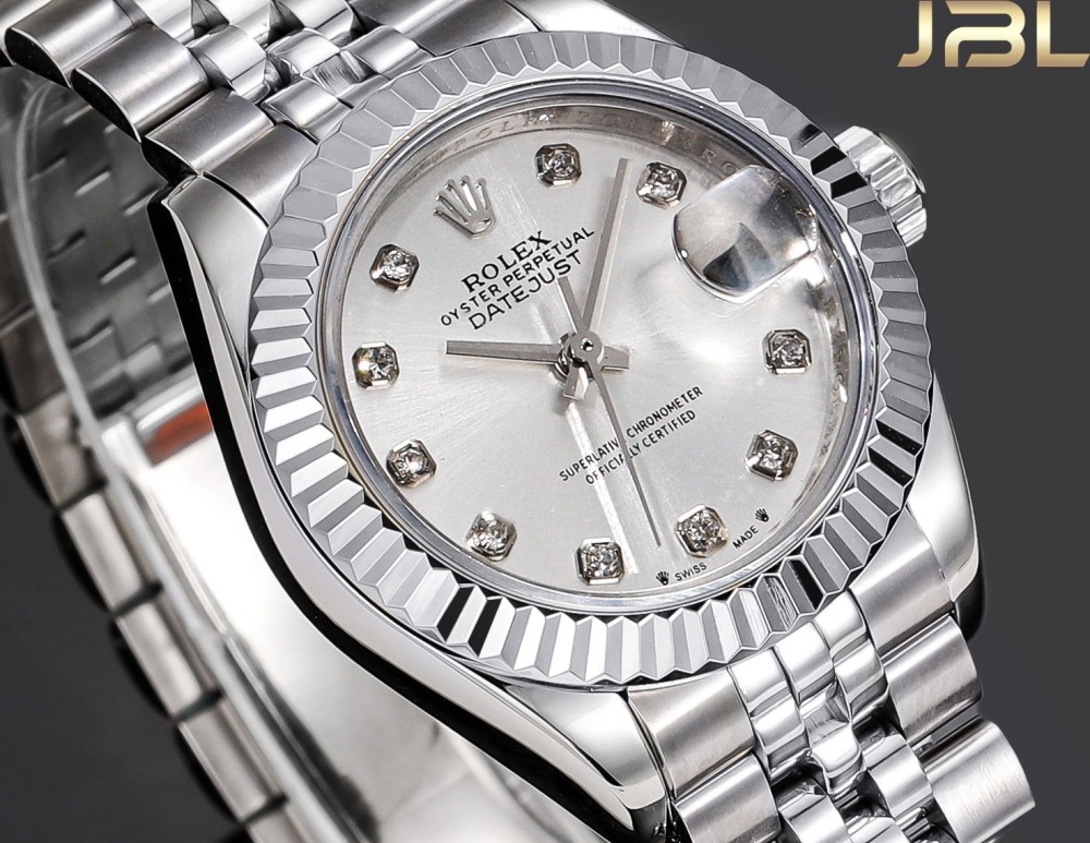 Real diamonds Rolex Lady Date-Just 28mm