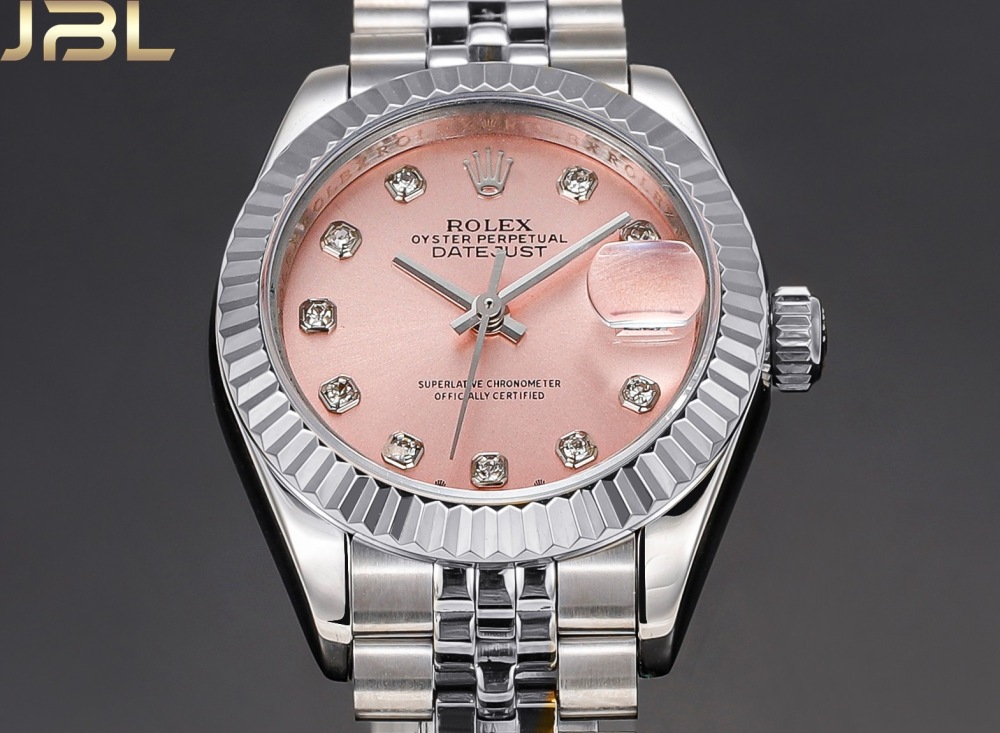 Real diamonds Rolex Lady Date-Just 28mm