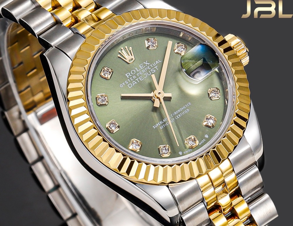 Real diamonds Rolex Lady Date-Just 28mm