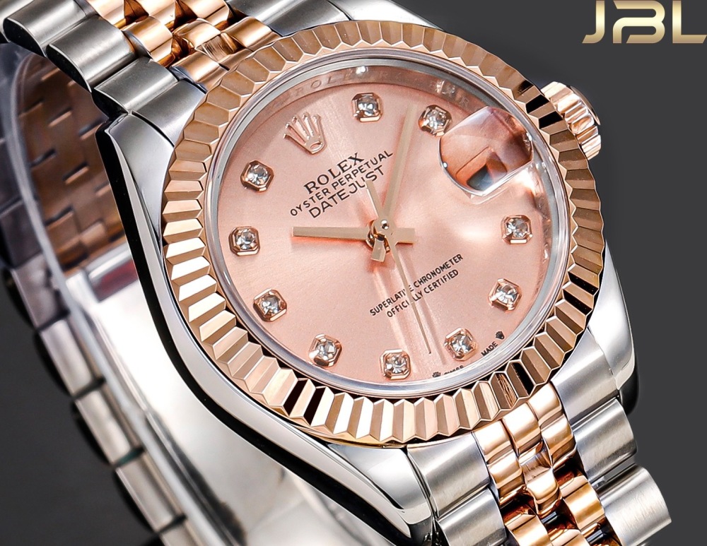 Real diamonds Rolex Lady Date-Just 28mm
