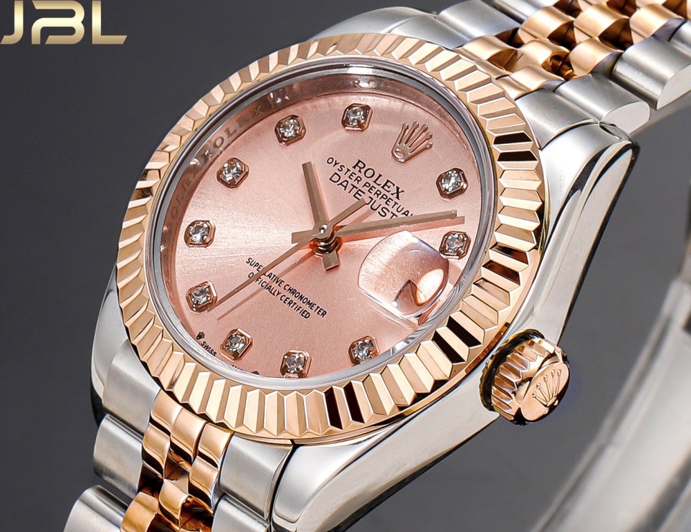 Real diamonds Rolex Lady Date-Just 28mm