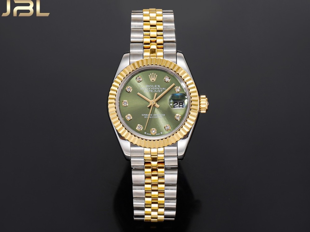 Real diamonds Rolex Lady Date-Just 28mm