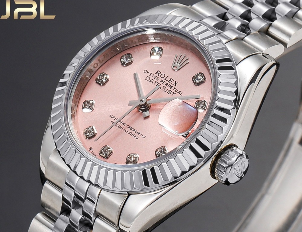 Real diamonds Rolex Lady Date-Just 28mm