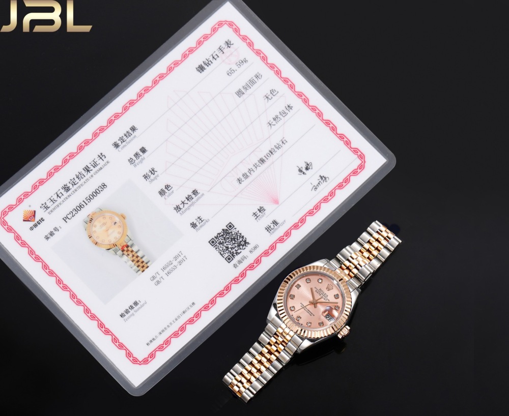 Real diamonds Rolex Lady Date-Just 28mm
