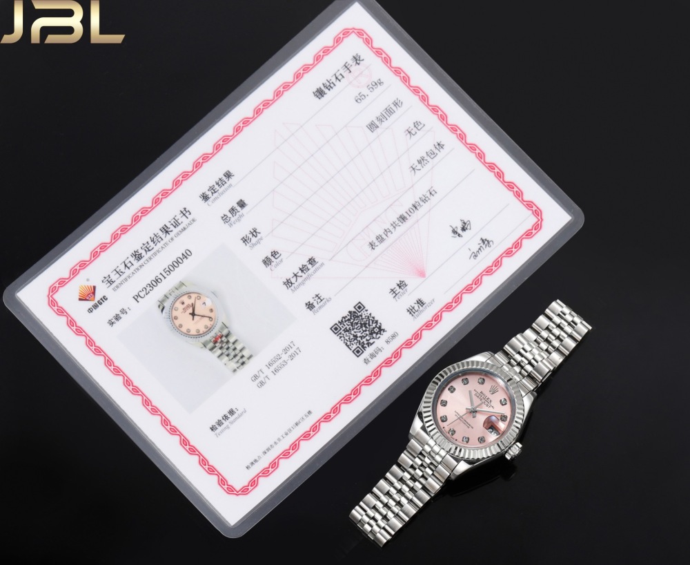 Real diamonds Rolex Lady Date-Just 28mm