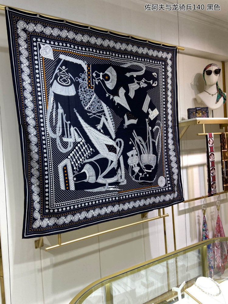 Top grade Hermes square scarf