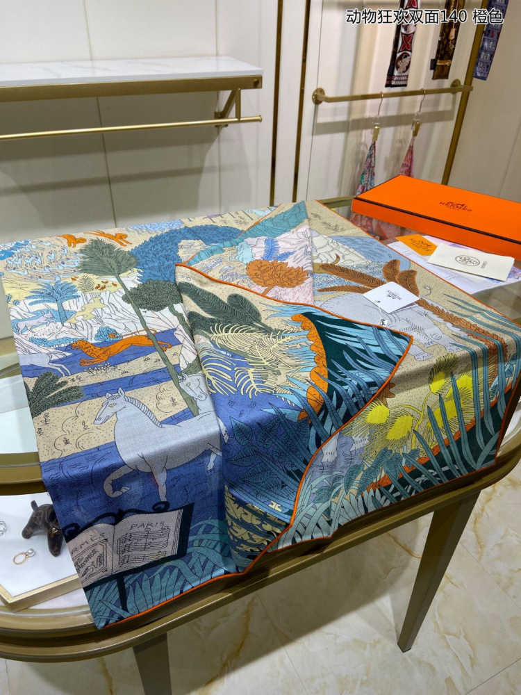 Top grade Hermes square scarf