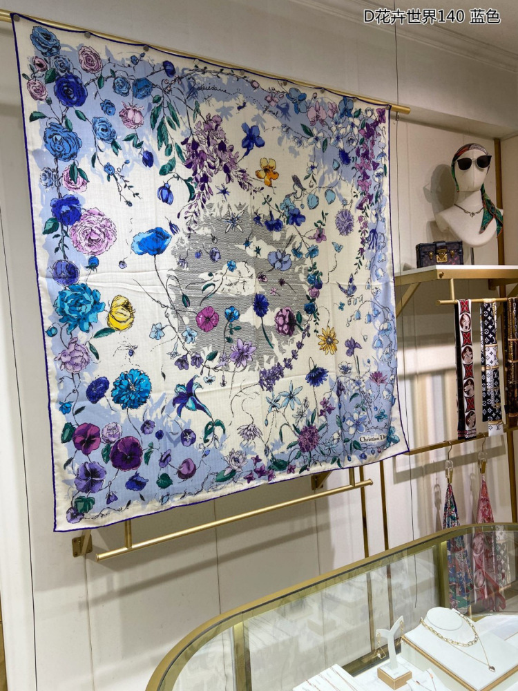 Top grade Dior square scarf