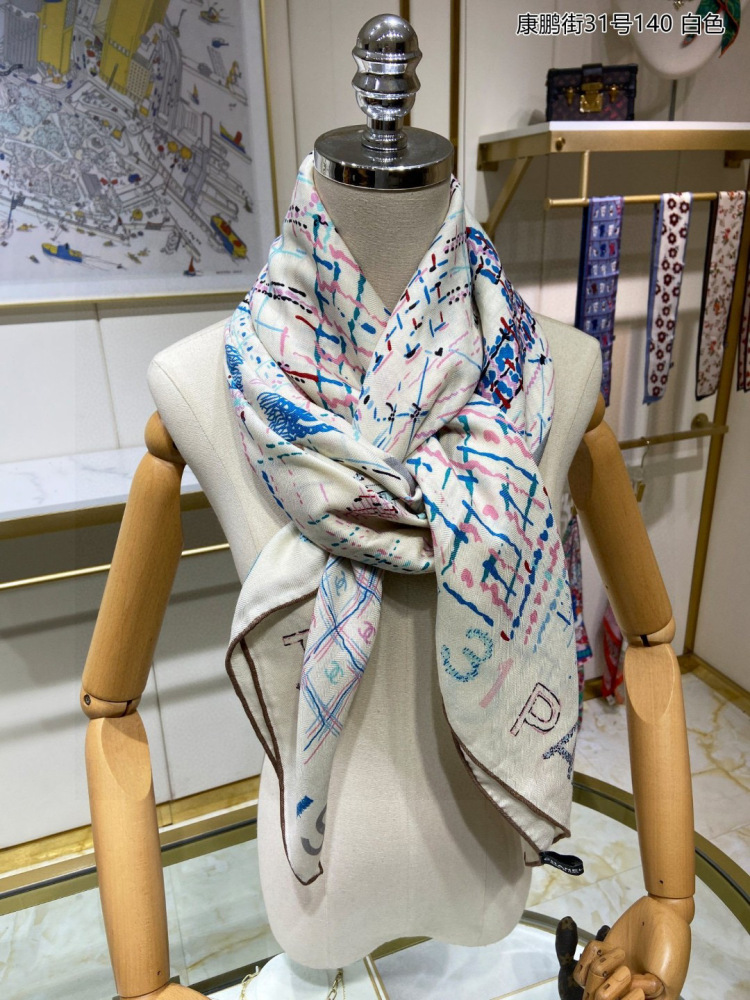 Top grade Chanel square scarf