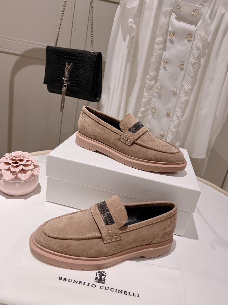 Brunello Gucinelli leather shos