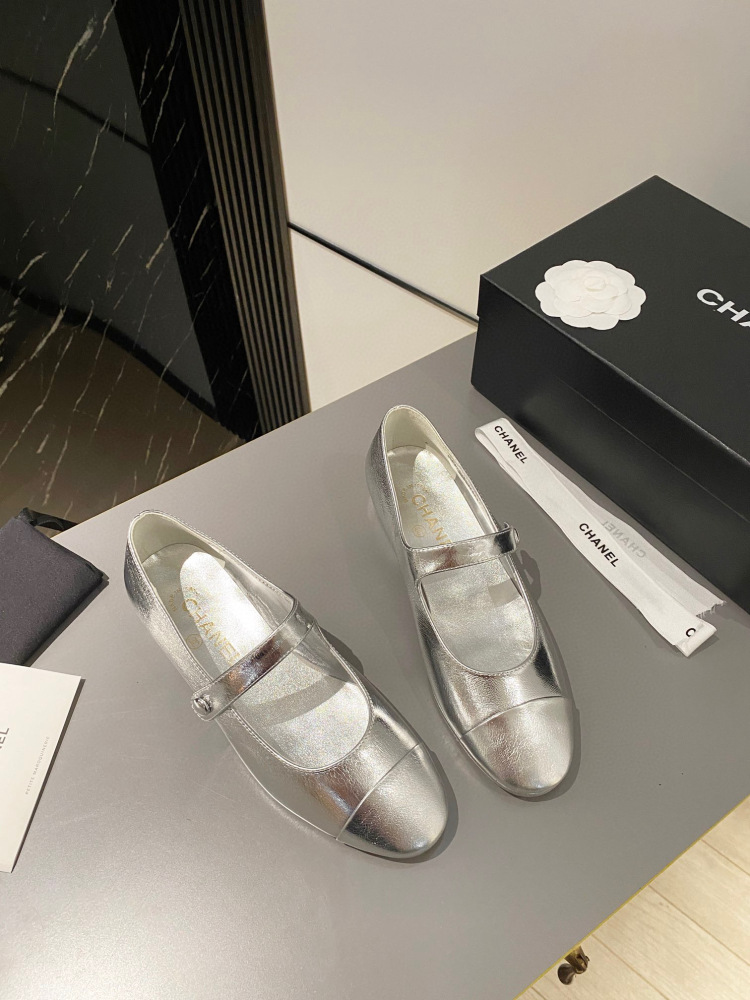 Chanel leather shoes