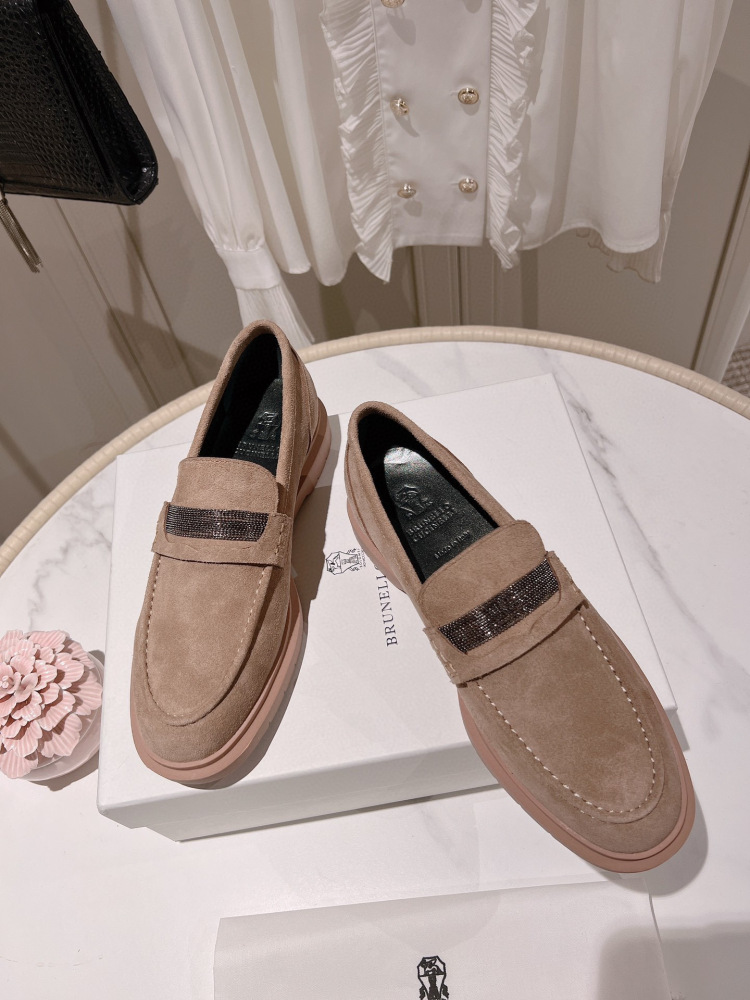 Brunello Gucinelli leather shos