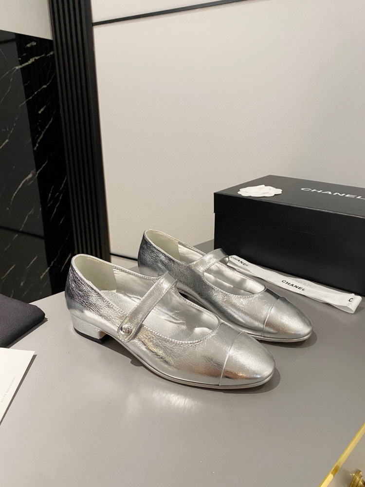 Chanel leather shoes